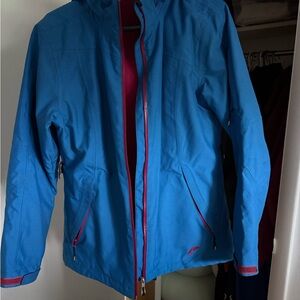 GoLite—Blue Ski Jacket with Hot Pink Accents